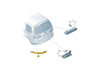 ODBLASK ODBLASKOWE ŚWIATŁO VW Sharan lewa
