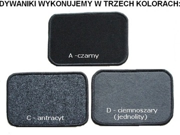 AUDI A3 2003-2012 8P ВЕЛЮРОВЫЕ КОВРИКИ ПЕРЕДНИЕ 7мм