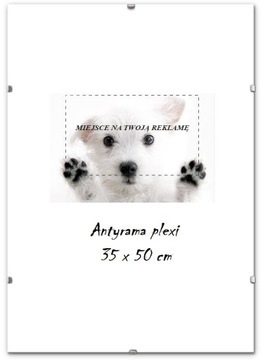 ANTYRAMA PLEXI 35x50 50x35 cm , RAMKA, OBRAZ, FV!