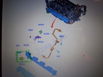 ДАТЧИК ДАВЛЕНИЯ ТОПЛИВА FORD 2.0 2.3 EcoBoost EJ7E-9F972-AA EJ7E9F972AA