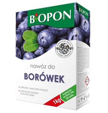 NAWÓZ do BORÓWEK 1kg - BIOPON Skuteczny Najlepszy