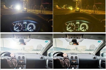 Желтые чехлы на очки для ночного вождения.