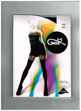 Rajstopy Gatta Girl Up 01 60den czarny Nero roz. 3-M