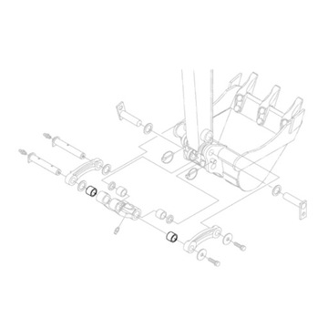 KUBOTA RG138-66780 Tuleja łyżki koparki KX018