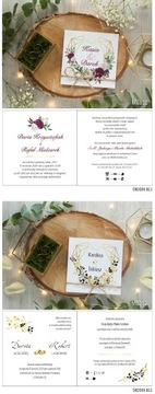 Приглашения на гражданскую свадьбу в геометрическом стиле бохо!