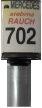 MERCEDES 702 RAUCHGRAU LAKIER SAMOCHODOWY ZAPRAWKA DO RYS 10 ML ARASYSTEM