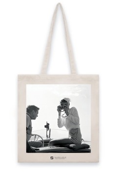 Torba bawełniana Eko siatka Audrey Hepburn Foto
