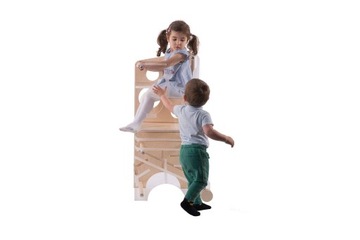 KitchenHelper Learning Tower Zjeżdż. Tablica BIAŁY