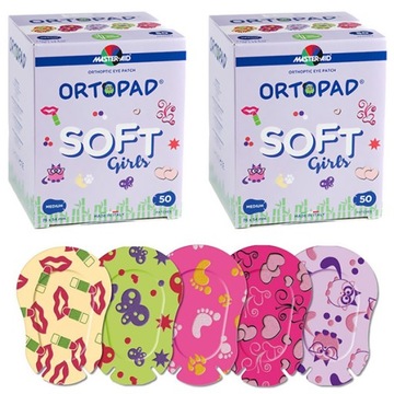 ORTOPAD Soft Girl REGULAR Plastry na oko x 100 szt