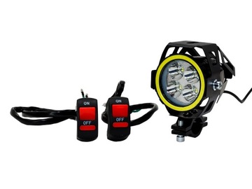 Галогенные кольца 4 x CREE LED 8000 LM + 2 переключателя