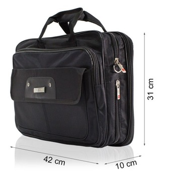 Мужская сумка для ноутбука, сумка через плечо, ЧЕРНАЯ, чехол UC824006