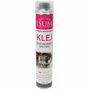 Klej do styropianu poliuretanowy ISUM XPS EPS 750