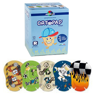 ORTOPAD Boy REGULAR Duży wzór Plastry na oko x 50