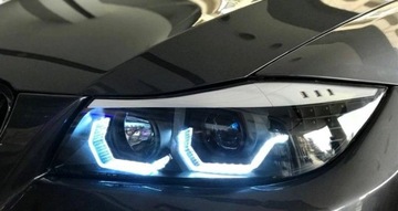 BMW 3 E90 E91 05-08 ЛАМПЫ передних фар СВЕТОДИОДНЫЕ КОЛЬЦА 3D H7/H1