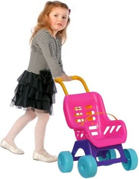 ŁADNY WÓZEK SPACEROWY KOLOROWA SPACERÓWKA 0241