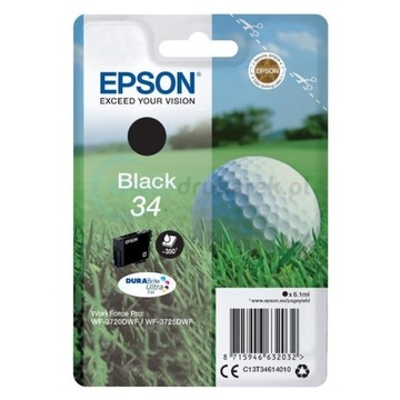 Tusz org. Epson 34 Blac T3461 WF-3720DWF WF3725DWF