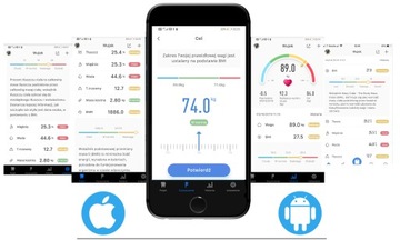 АНАЛИТИЧЕСКИЕ ВЕСЫ ДЛЯ ВАННОЙ 12-в-1 с BLUETOOTH, ЧЕРНЫЕ