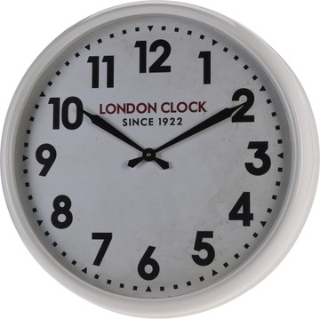 METALOWY DUŻY ZEGAR ŚCIENNY LONDON CLOCK SINCE 1922