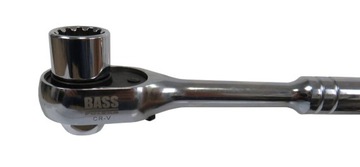 КЛЮЧ УНИВЕРСАЛЬНЫЙ BASS с трещоткой, ГОЛОВКИ 8–21 мм