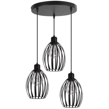 LAMPA WISZĄCA SUFITOWA LOFT ZWIS METALOWA E27 LED