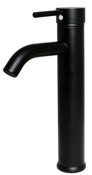 BATERIA UMYWALKOWA STOJĄCA CZARNA MATOWA WYSOKA