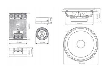 JBL STAGE3 607C ДИНАМИКИ OPEL VECTRA B C ПЕРЕДНИЕ ЗАДНИЕ