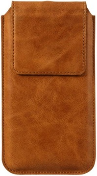 Etui Skóra iPhone 6 Plus / 6S Plus Brązowe wsuwka
