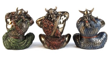 ВИКИНГ ВИКИНГИ ФИГУРКА НЕ ГОВОРИТ, НЕ СЛЫШИТ, НЕ ВИДИТ