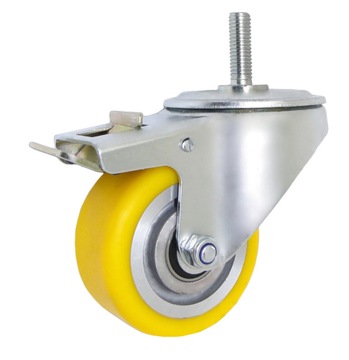 КОЛЕСО fi 80 С ХВОСТОВИКОМ И ТОРМОЗОМ ДО 60 КГ