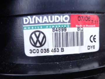 VW PASSAT B6 УСИЛИТЕЛЬ, ДИНАМИК, СВИСТЕЛИ DYNAUDIO
