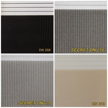 Рулонная штора MINI ДЕНЬ-НОЧЬ, свободновисящая, BAHAMA I, XII