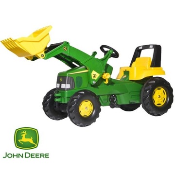 ПЕДАЛЬНЫЙ ТРАКТОР ROLLY TOYS ПРИЦЕП JOHN DEERE
