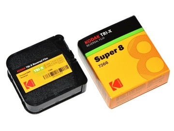 Wywołanie filmu czarno białego BW z kamery S8 8mm