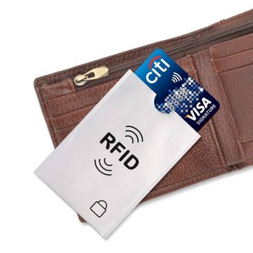 ETUI OCHRONNE NA KARTĘ ZBLIŻENIOWĄ RFID ANTI SCAN 2 SZTUKI