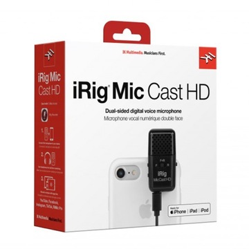 IK Multimedia iRig Mic Cast HD — конденсаторный микрофон iOS/Android