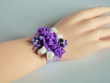 KM 15 F * Kotylion + przypinka * ślub, studniówka