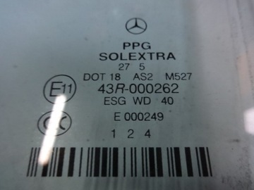 MERCEDES E TŘÍDA W211 SKLO (OKNO) DVEŘE LEVÝ ZADNÍ KOMBI