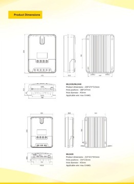 КОНТРОЛЛЕР СОЛНЕЧНОЙ ЗАРЯДКИ 30А 150В MPPT 12В 24В