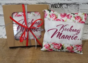 Prezent mała poduszka + pudełko zestaw zabawne