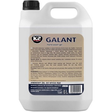 K2 GALANT CREAM BHP ГЕЛЬ ДЛЯ МЫТЬЯ РУК С НАСОСОМ 5л