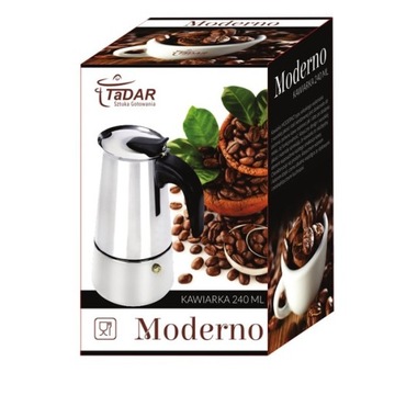 НЕРЖАВЕЮЩАЯ КОФЕВАРКА МОДЕРНО 240 МЛ