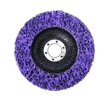 TARCZA WŁÓKNINA DO USUWANIA RDZY WŁOSY MURZYNA TARCZA ŚCIERNA 125mm INOX