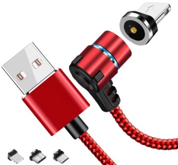 Кабель 3-в-1 MAGNETIC CABLE 2m для IPHONE TYP-C MICRO USB Koanni