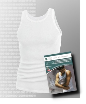 ПГ. Мужская майка Saltex, хлопок в полоску, L MAX