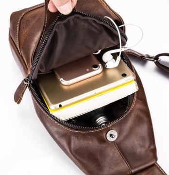 Мужской маленький рюкзак кожаная сумка BULL CAPTAIN