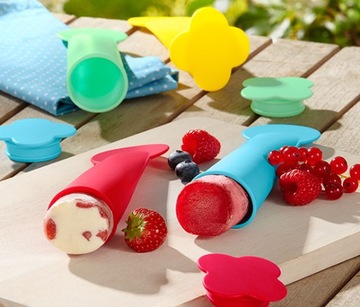 Силиконовая форма для водного мороженого и шербетов.