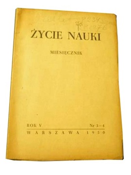 ŻYCIE NAUKI NR 3-4 1950