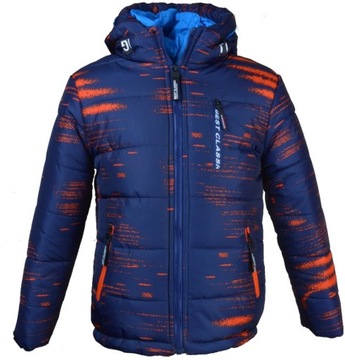 kurtka zimowa P218G4 PIKOWANA NA MISIU r. 98/104
