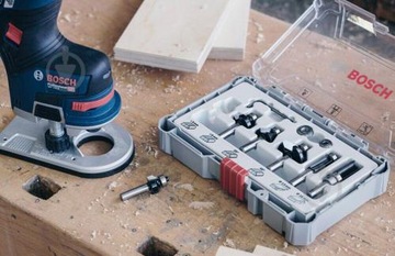 Набор резцов по дереву BOSCH 6 шт., ручка 6 мм.