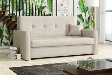 VIVA III sofa pikowana kanapa rozkładana łóżko
